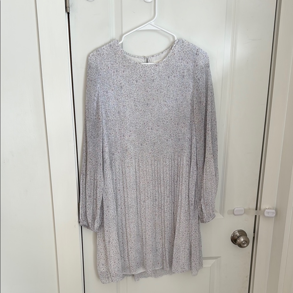 Wilfred Floral Long Sleeve Mini Dress